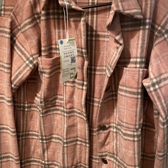 Plaid light coat/jacket - Picture 5 of 5